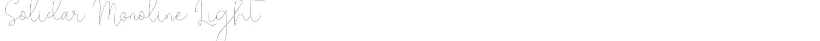 Solidar font preview